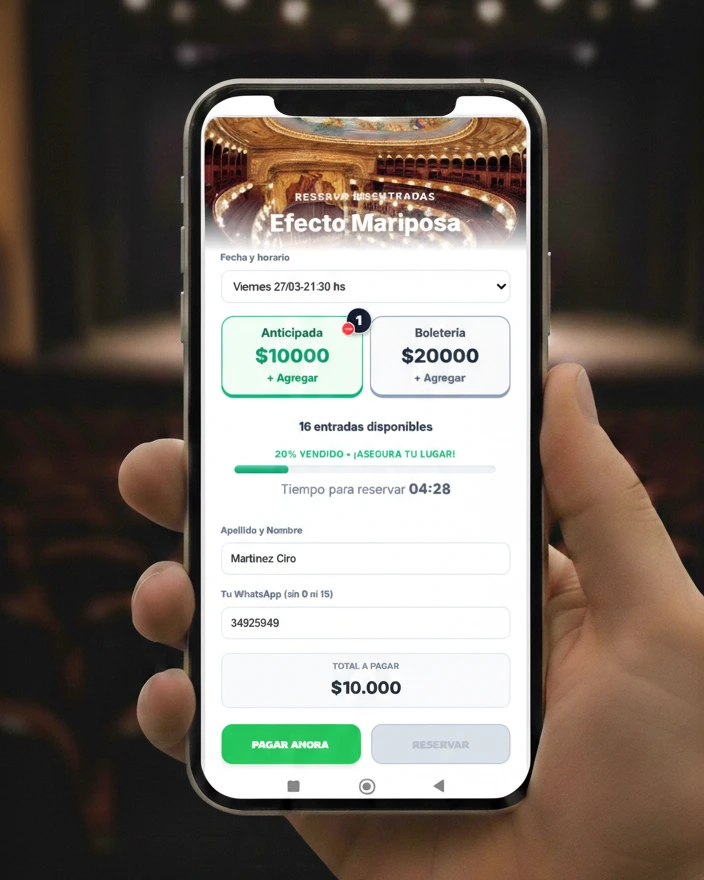 Compra de entradas